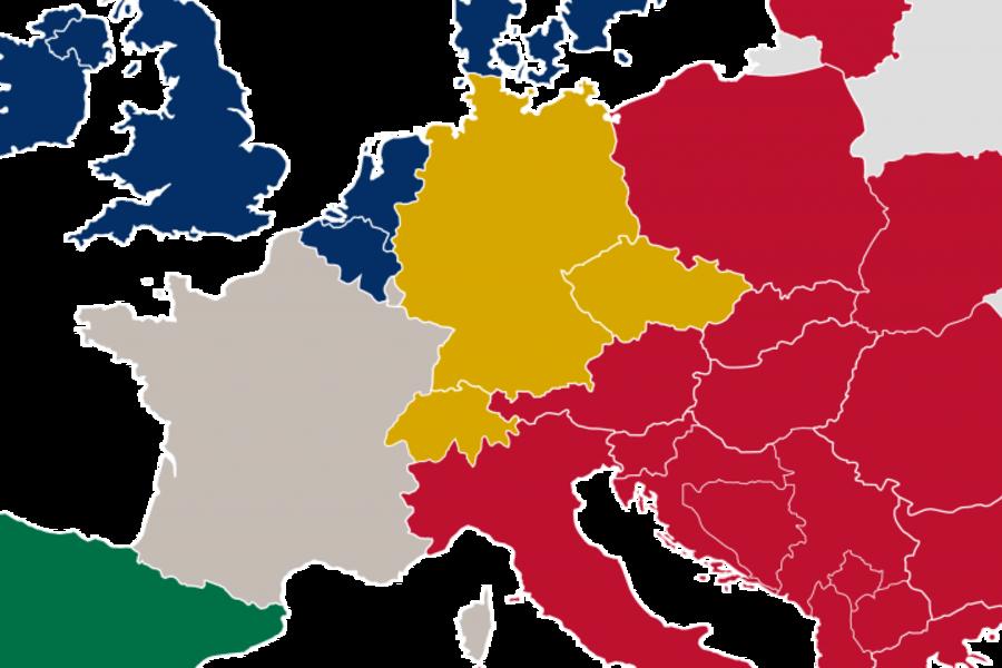Map South West Europe
